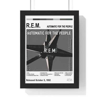 R.E.M - Album Cover Poster - Poster Kingz - A5 (unframed) - White - Automatic for the People