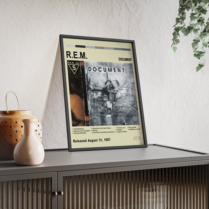 R.E.M - Album Cover Poster - Poster Kingz - A5 (unframed) - White - Out of Time