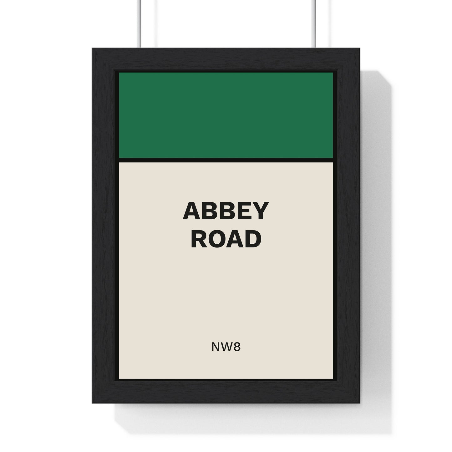 Personalised Street Sign Print | Custom Monopoly Style Poster