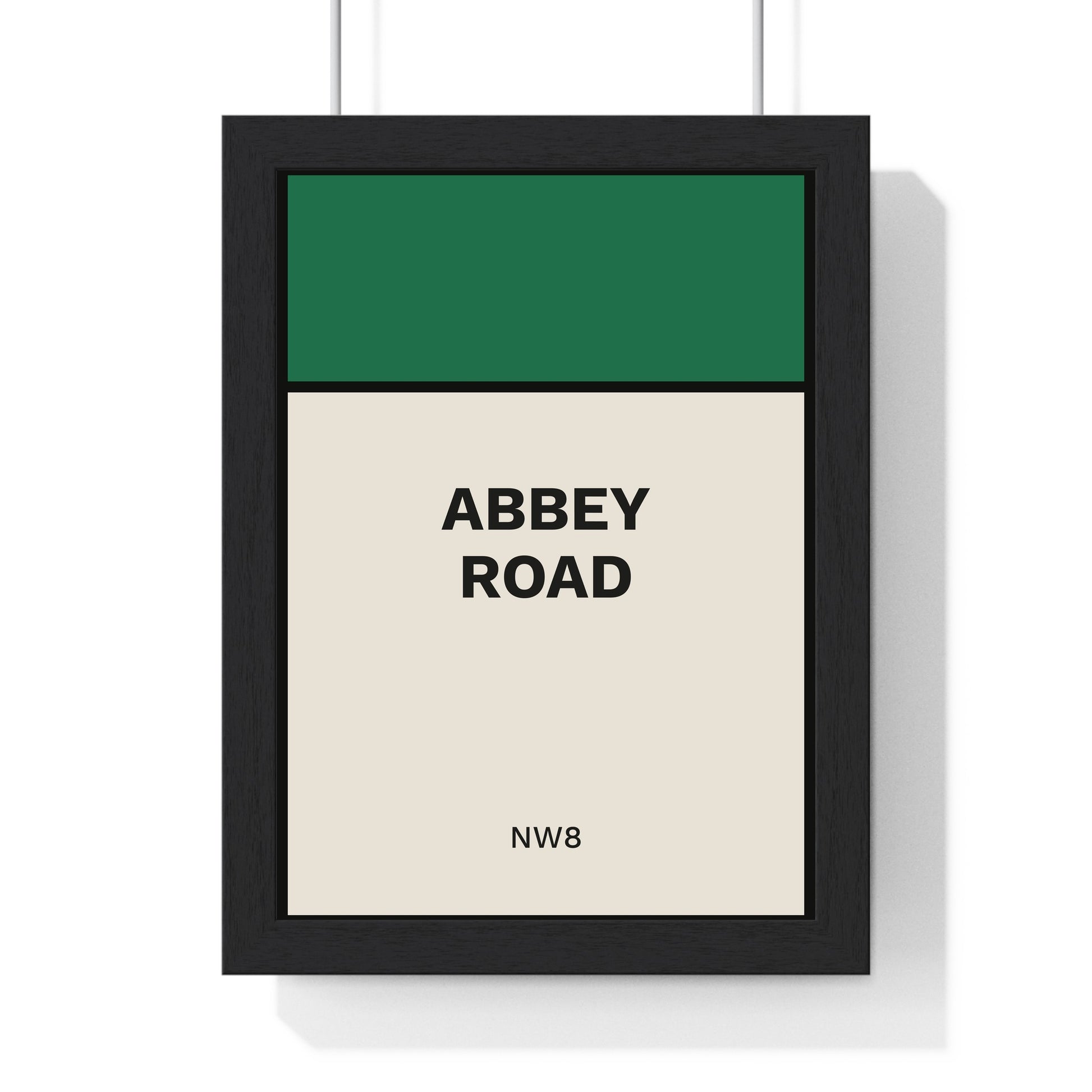 Personalised Street Sign Print | Custom Monopoly Style Poster