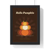 Retro 70s Pumpkin Print - chocolate colourway