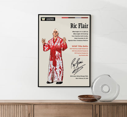 Ric Flair Wrestling Poster - Poster Kingz