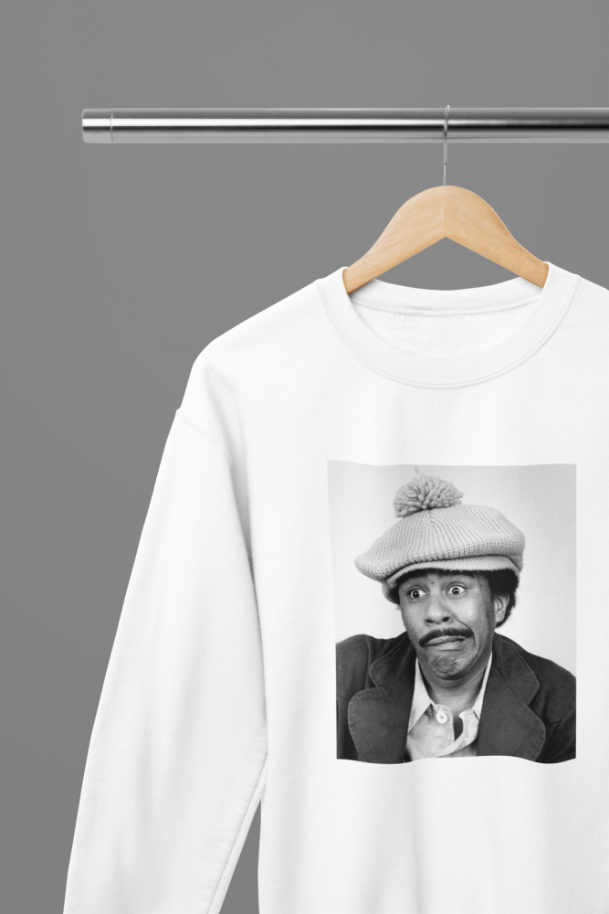 Richard Pryor - T-Shirt/Sweatshirt - Poster Kingz - S - White - Sweatshirt