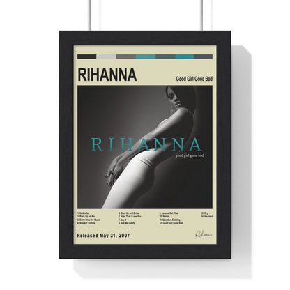 Rihanna - Good Girl Gone Bad Album Cover Poster - Poster Kingz - A5 (unframed) - Vintage - 