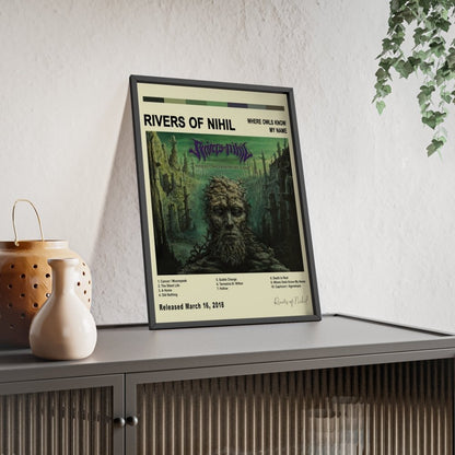 Rivers of Nihil - Where Owls Know My Name Album Cover Poster - Poster Kingz - A5 (unframed) - White - 