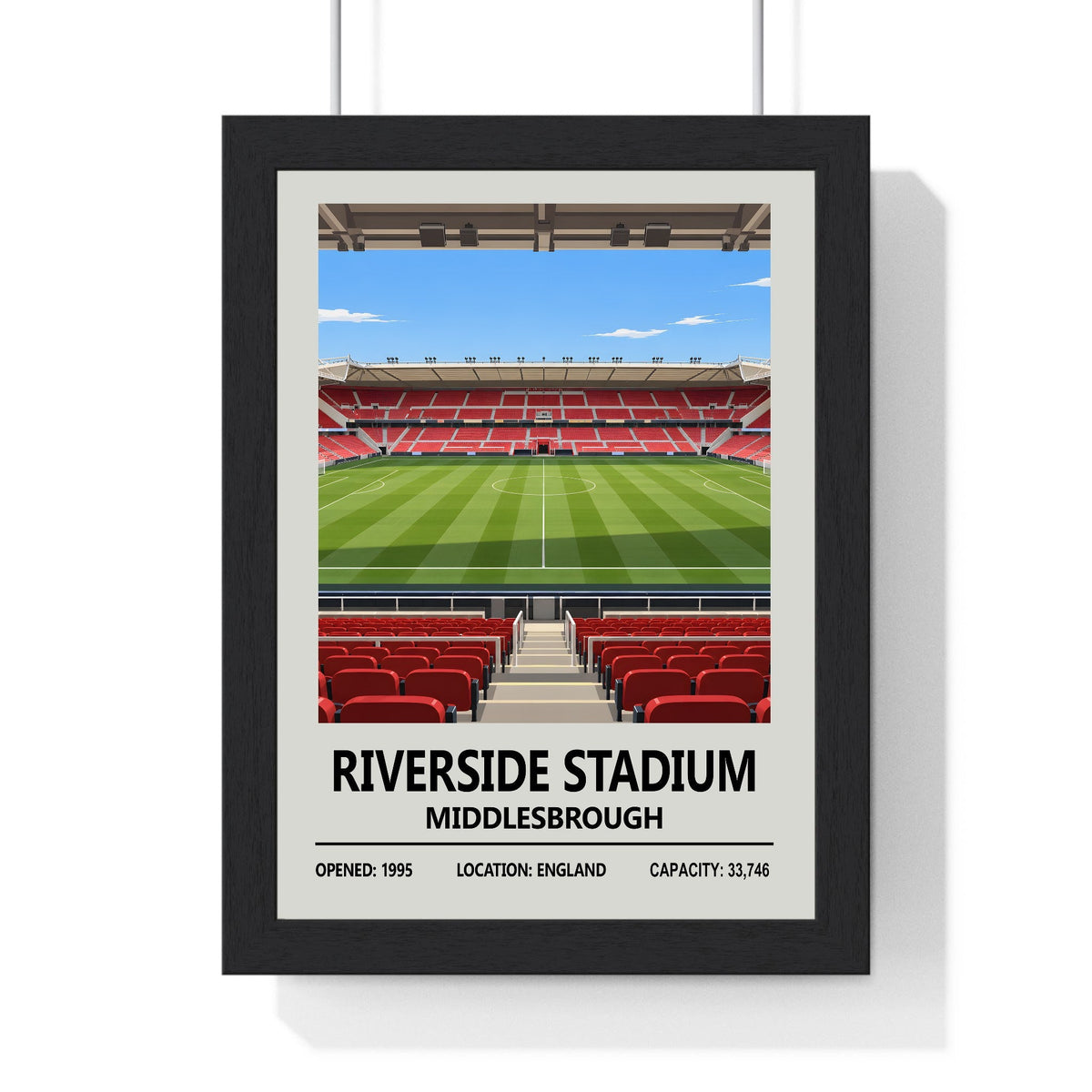 Riverside Stadium Inside Print | Middlesbrough Wall Art