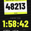 Personalised Marathon Finisher Print - second design