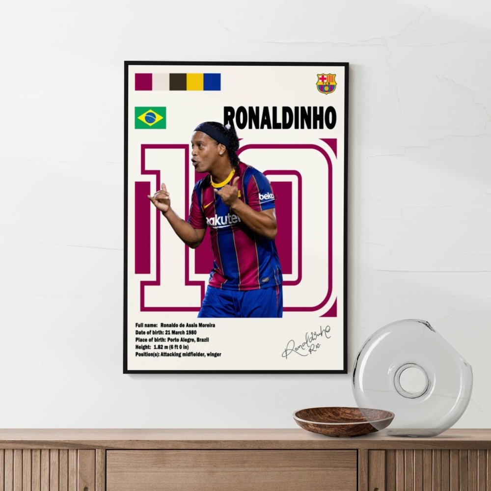 Ronaldinho Poster - Poster Kingz