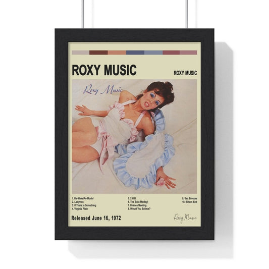 Roxy Music - Roxy Music Album Cover Poster - Poster Kingz - A5 (unframed) - Vintage - 