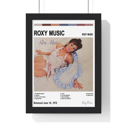 Roxy Music - Roxy Music Album Cover Poster - Poster Kingz - A5 (unframed) - White - 