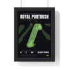 Royal Portrush 16th Hole print framed in a black frame, ready to hang