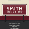 Personalised Railway Station Sign Print - design detail