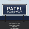 Personalised Railway Station Sign Print - third design