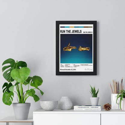 Run The Jewels - Run the Jewels 3 Album Cover Poster - Poster Kingz - A5 (unframed) - White - 