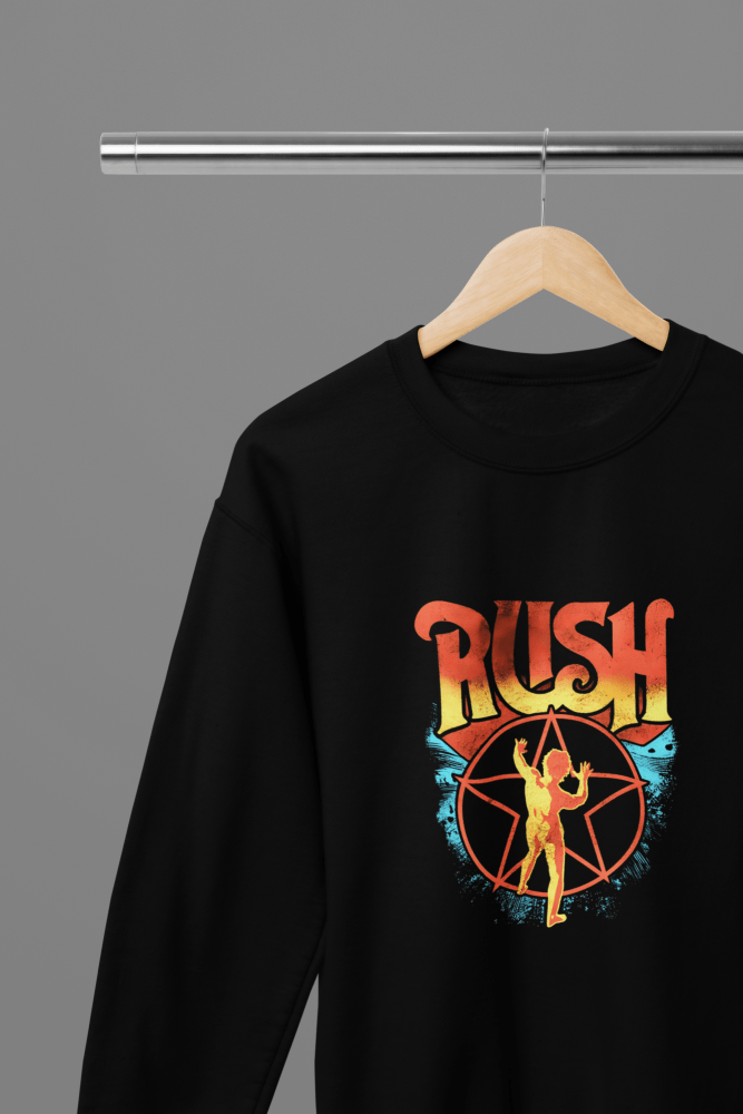 Rush T-Shirt/Sweatshirt - Poster Kingz - S - Design 1 Sweatshirt - Black