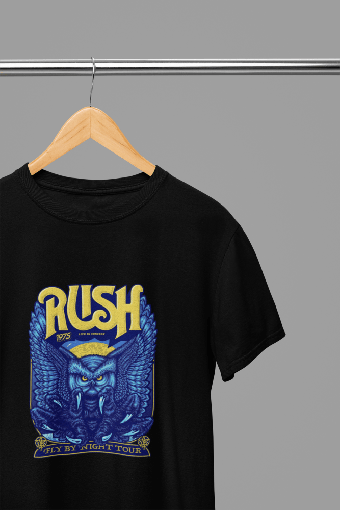 Rush T-Shirt/Sweatshirt - Poster Kingz - S - Design 2 T-Shirt - Black