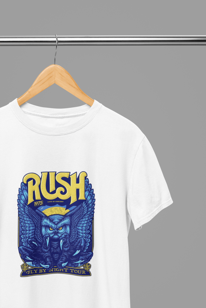 Rush T-Shirt/Sweatshirt - Poster Kingz - S - Design 2 T-Shirt - White