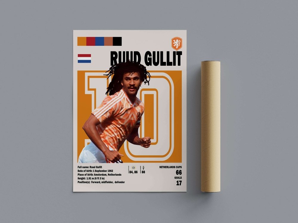 Ruud Gullit Poster - Poster Kingz