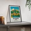 Framed Salzburg travel poster