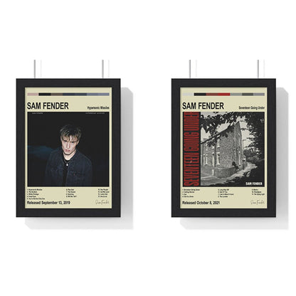 Sam Fender - Album Cover Poster - Poster Kingz - A5 (unframed) - Vintage - Hypersonic Missiles