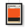 San Francisco Giants MLB Colour Swatch Print