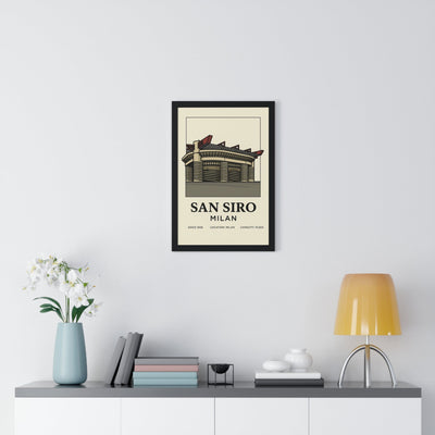 Framed San Siro Milan Stadium poster