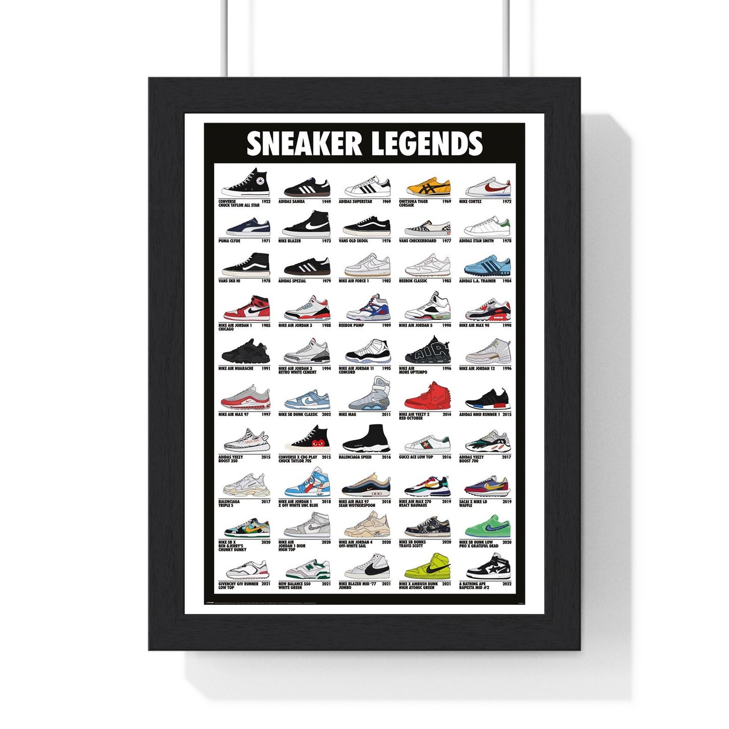 Sneaker Legends Maxi Poster