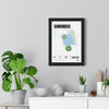 Sawgrass 17th Hole White print framed on a living room wall