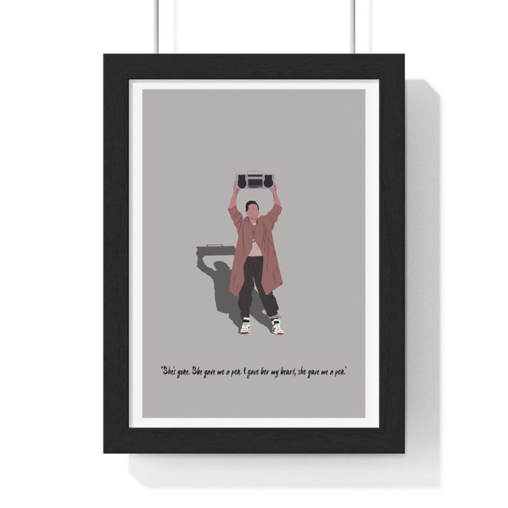 Framed Say Anything movie poster