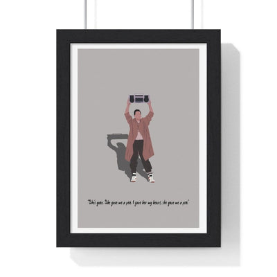 Framed Say Anything movie poster