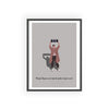 Framed Say Anything movie poster back view
