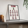 West Ham United Greatest XI framed print leaning on a sideboard