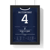 Scotland 4-2 Denmark 2025 Poster - McTominay 4 Overhead Kick Hampden framed in a black frame, ready to hang