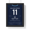 Scotland Calcutta Cup 2023 Poster - Duhan van der Merwe 11 Solo Try Twickenham Rugby Print framed in a black frame, ready to hang