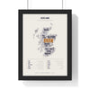 Scottish Sayings Print in a black frame