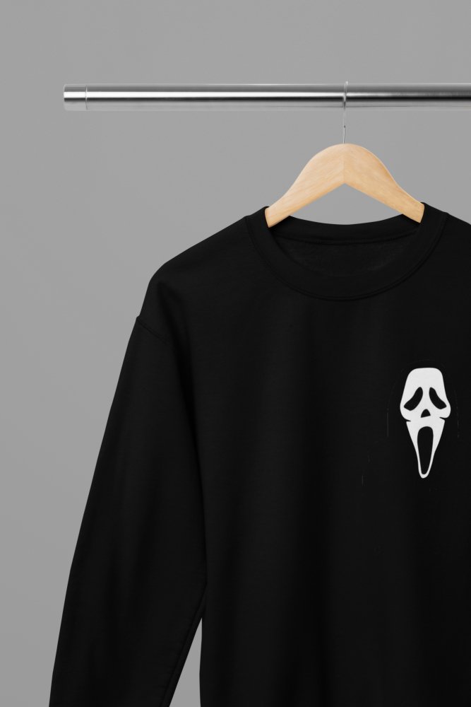 Scream Ghost Face Logo Halloween Movie T-Shirt/Sweatshirt - Poster Kingz