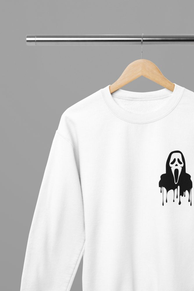 Scream Ghost Face Logo Halloween Movie T-Shirt/Sweatshirt - Poster Kingz