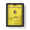 Sea The Stars Prix de l'Arc de Triomphe 2009 Horse Racing Poster - Six Group 1s Silks Print framed in a black frame, ready to hang
