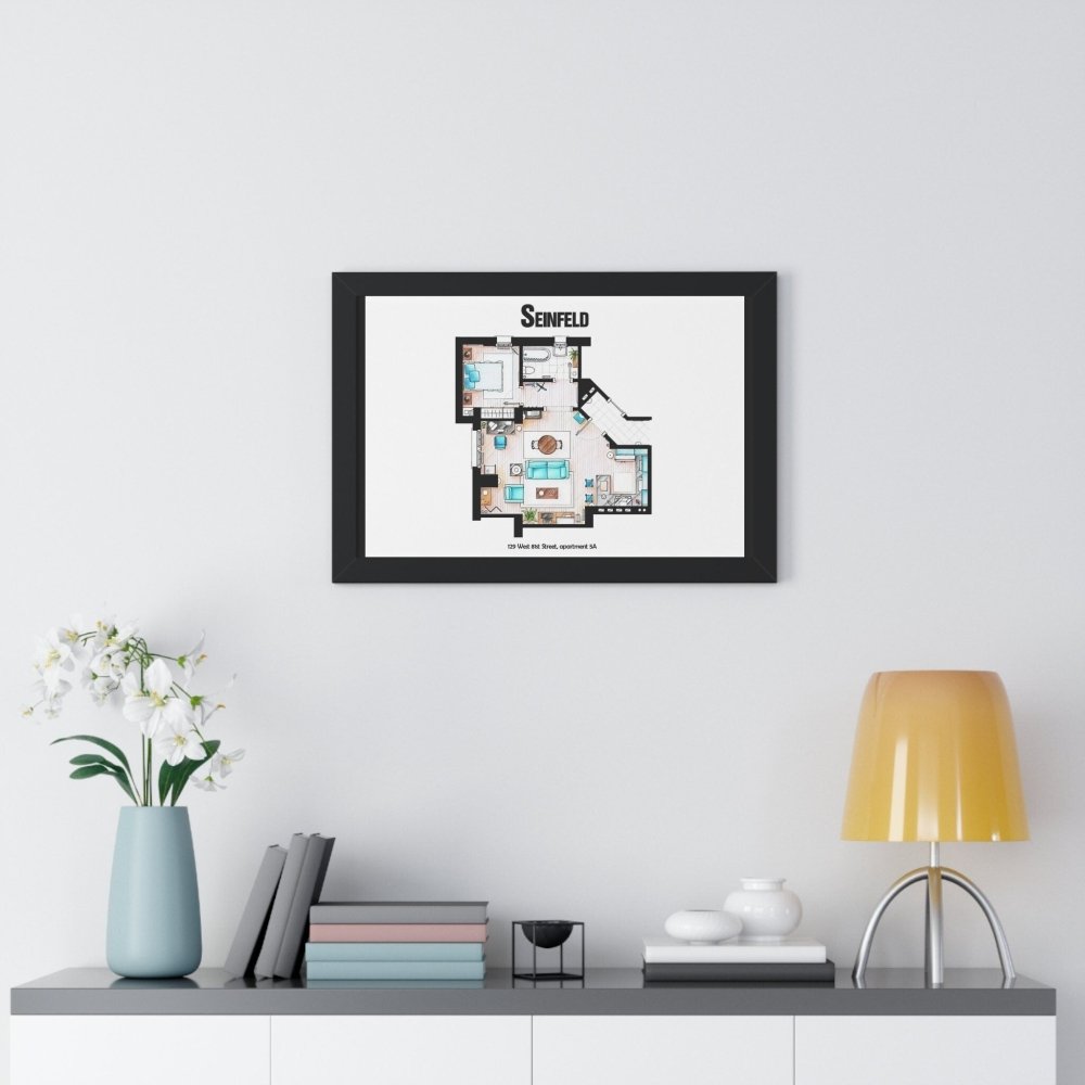 Seinfeld TV Show Apartment Floor Plan - Poster Kingz