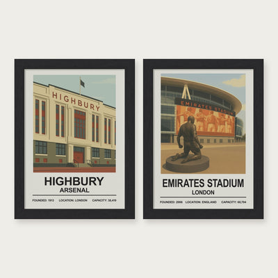 Arsenal Then & Now Stadium Set