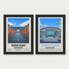 Manchester City Then & Now Stadium Set