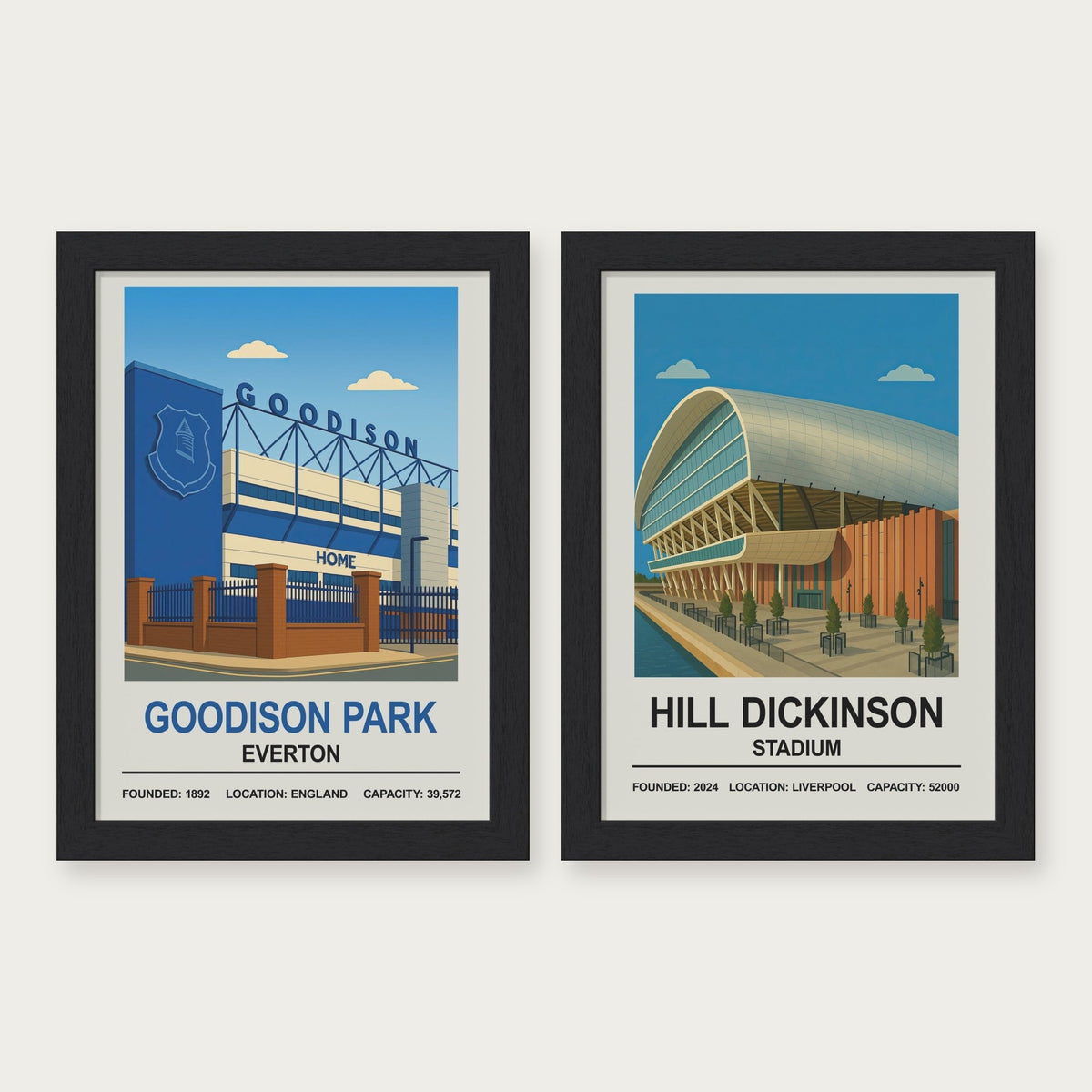 Everton Then & Now Stadium Set