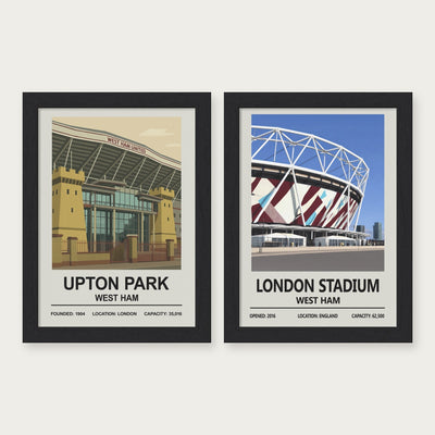 West Ham United Then & Now Stadium Set