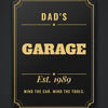 Personalised Shed Sign Print - second design