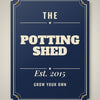 Personalised Shed Sign Print - third design