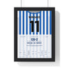 Sheffield Wednesday Play-Off Final 2023 Poster - Josh Windass 11 Wembley framed in a black frame, ready to hang