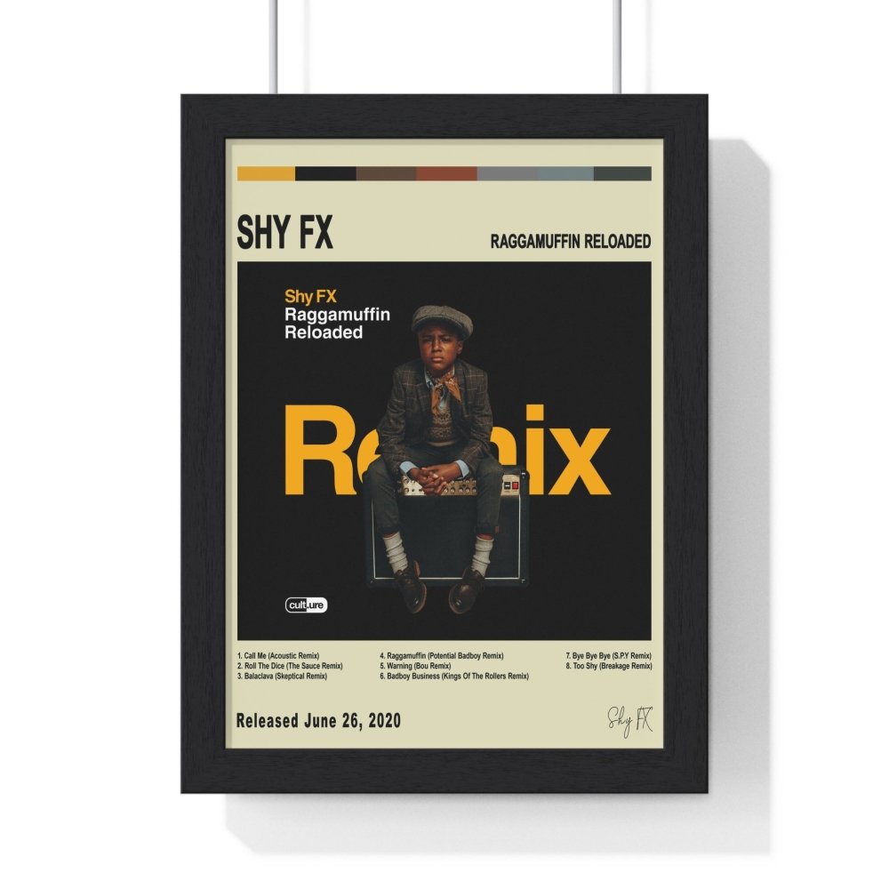 Shy FX - Raggamuffin Reloaded Album Cover Poster - Poster Kingz - A5 (unframed) - Vintage - 