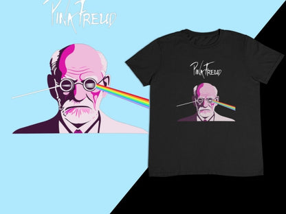 Sigmund Pink Freud Dark Side Of the Moon T-Shirt/Sweatshirt - Poster Kingz