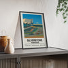 Framed Silverstone Towcester Racing Circuit Stadium poster