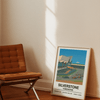 Framed Silverstone Towcester Racing Circuit Stadium poster